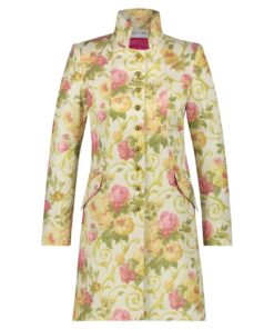 ROMANTIC FLOWERBED JACQUARD COAT