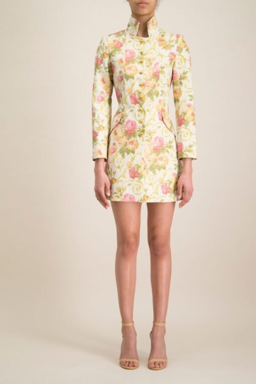 ROMANTIC FLOWERBED JACQUARD COAT - Image 5