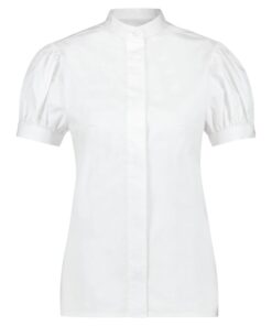 WHITE COTTON POPLIN SHIRT