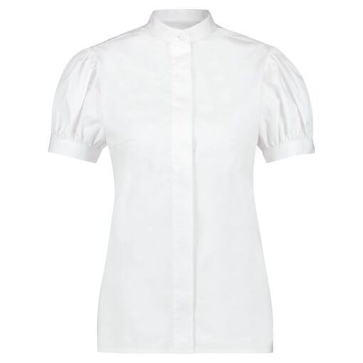 WHITE COTTON POPLIN SHIRT