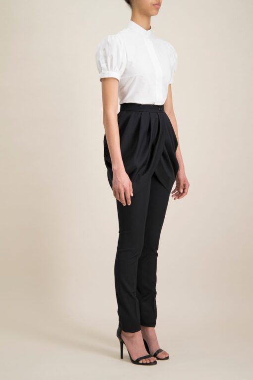 WHITE COTTON POPLIN SHIRT - Image 3