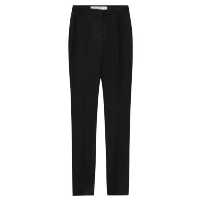 Iconic Black Gabardine Fitted Pants ǀ Monique Singh