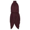 The Monique Singh’s lavish burgundy midi cocktail dress