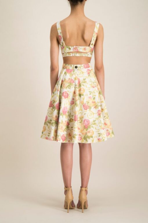 ROMANTIC INDO WESTERN FLOWERBED JACQUARD TOP - Image 6