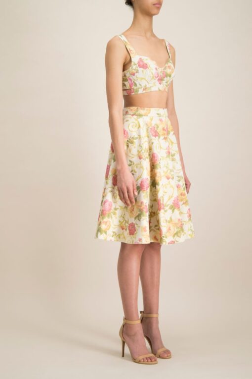 ROMANTIC INDO WESTERN FLOWERBED JACQUARD TOP - Image 5