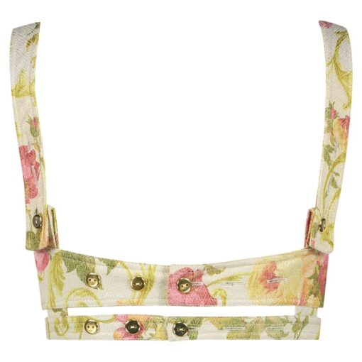 ROMANTIC INDO WESTERN FLOWERBED JACQUARD TOP - Image 3