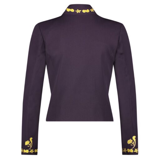 FLOWER EMBROIDERED GABARDINE JACKET - Image 3