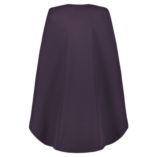 PURPLE GABARDINE CAPE JACKET - Image 3
