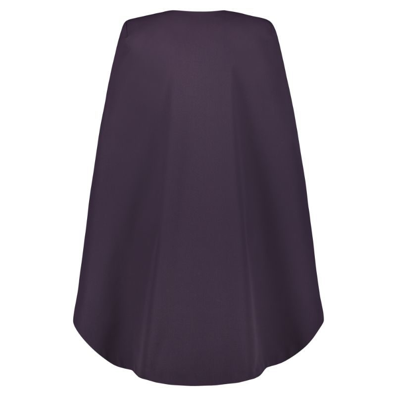 Iconic Purple Gabardine Cape Jacket ǀ Monique Singh