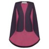 PURPLE GABARDINE CAPE JACKET