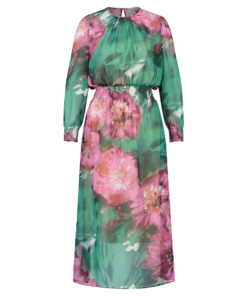 FLORAL SHEER DRESS