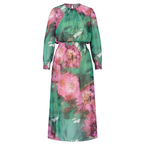 FLORAL SHEER DRESS