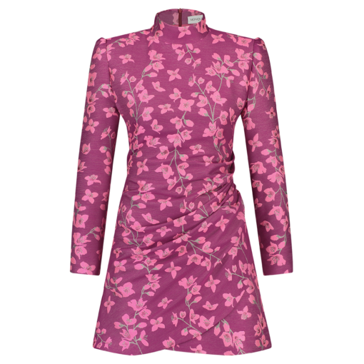 The floral draped midi dress form Monique Singh