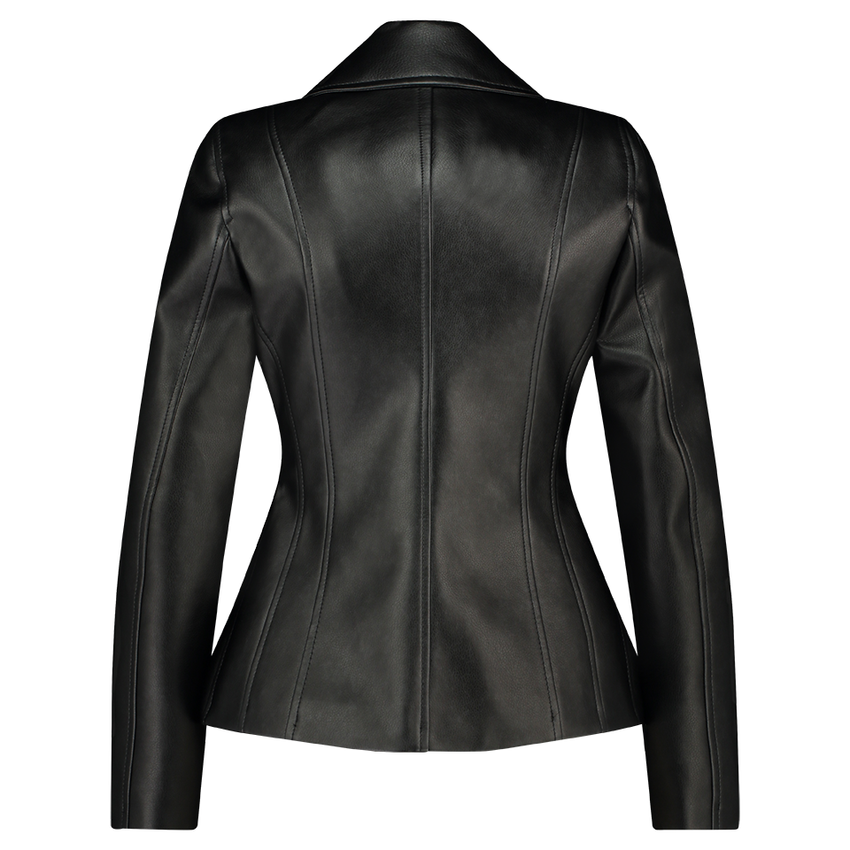 FAUX LEATHER BIKER JACKET - Monique Singh