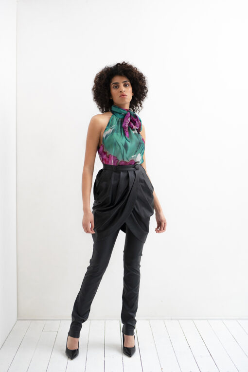 FLORAL HALTER TOP - Image 5
