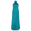 TEAL SILK DRESS