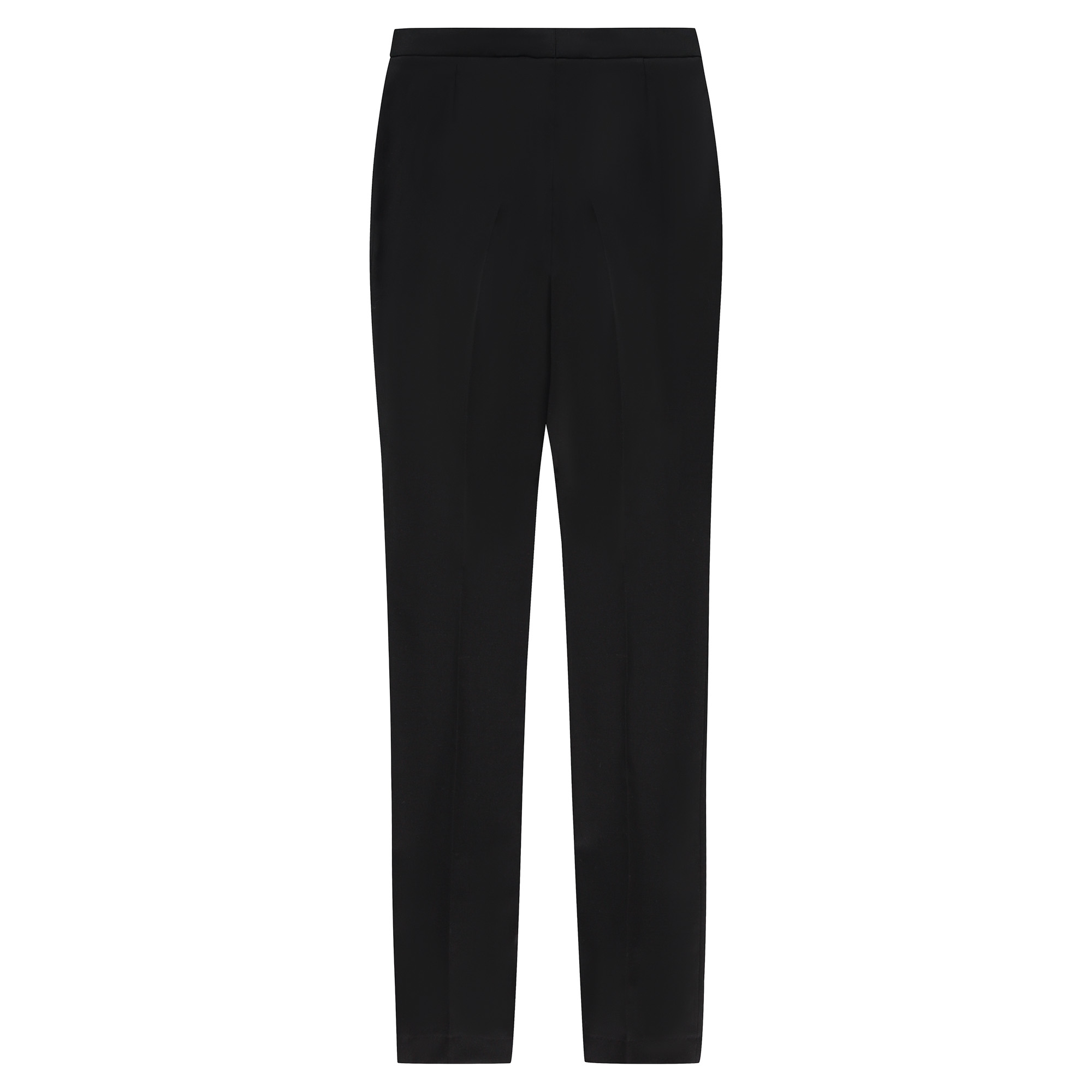 Opulence Black Gabardine Fitted Pants ǀ Monique Singh