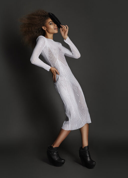 CRYSTAL WHITE DRESS - Image 8