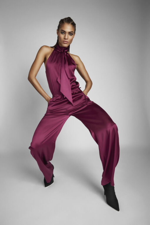 DARK MAGENTA JUMP SUIT - Image 6