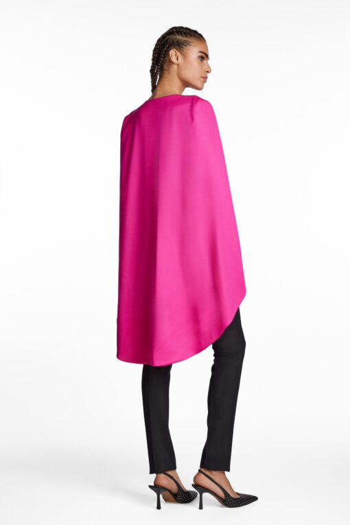HOT PINK CAPE JACKET - Image 4