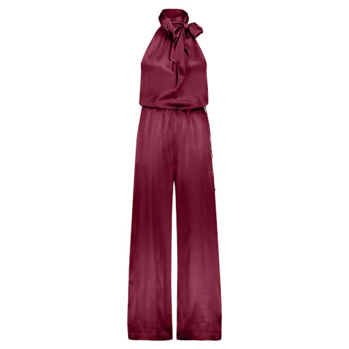 DARK MAGENTA JUMP SUIT