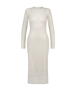 This Crystal White Dress from Monique Singh ticks all the boxes.